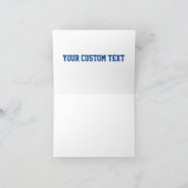 Carte De Remerciements Baseball (Intérieur)