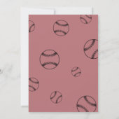 Carte De Remerciements Baseball Coach Custom Team Picture (Dos)