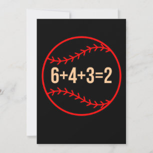 Carte De Remerciements Baseball Math Sports Joueur Entraîneur Graphique