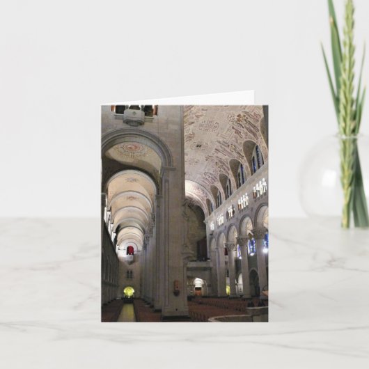 Carte De Remerciements Basilica of Sainte Anne de Beaupre, Québec, Canada (Devant)