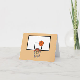 Carte De Remerciements Basket-ball