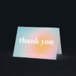 Carte De Remerciements Bat mitzvah personnalisé Soft Blue Pastel Gradient<br><div class="desc">Partagez votre gratitude avec ce carte de remerciements moderne qui présente un dégradé de soleil de rêve dans des tons pastel doux. La typographie audacieuse ajoute une touche contemporaine, la rendant parfaite pour les mariages, les baby showers, les anniversaires ou toute occasion spéciale. Personnalisez avec votre nom pour une façon...</div>