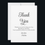 Carte De Remerciements Bat mitzvah photo simple élégant Anniversaire<br><div class="desc">Simple Elegant Photo Bat mitzvah Birthday Carte de remerciements présente le texte élégant "Merci" dans le script de calligraphie blanche sur le devant avec votre message personnalisé au verso. Personnalisez en modifiant le texte dans les zones de texte. Conçu par ©Evco Studio www.zazzle.com/store/evcostudio</div>