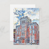 Carte De Remerciements Bâtiment municipal de Colfax (Devant / Derrière)