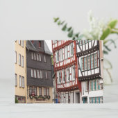 Carte De Remerciements Bâtiments à colombages de la ville (Debout devant)