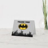 Carte De Remerciements Batman Gotham City | Remerciement d'anniversaire (Devant)