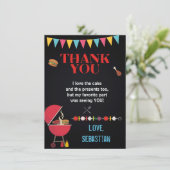 CARTE DE REMERCIEMENTS BBQ (Debout devant)