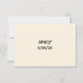 Carte De Remerciements Beach Bliss Traditional RSVP Card (Dos)