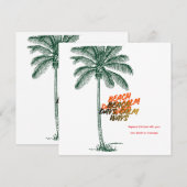 Carte De Remerciements Beach Days Calm Ways (Devant / Derrière)