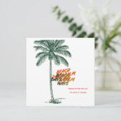 Carte De Remerciements Beach Days Calm Ways (Debout devant)