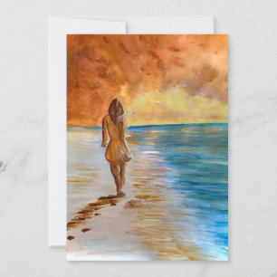 Carte De Remerciements Beach Peace