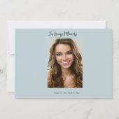 Carte De Remerciements Beach Seashell Photo Fête De La Vie (Dos)