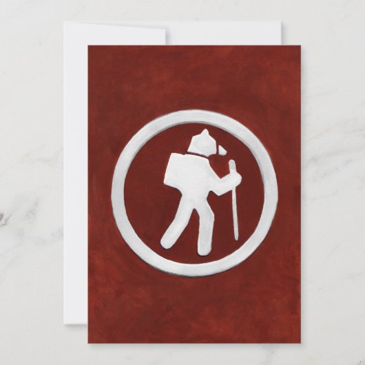 Carte De Remerciements Bear Trail Marker (Devant)