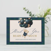 Carte De Remerciements Bearly Wait Teddy Balloon Baby Shower books (Debout devant)