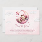 Carte De Remerciements Beary Excited for Baby – Teddy Bear Theme (Devant)
