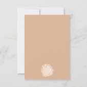 Carte De Remerciements Beau baby shower de perles d'été (Dos)