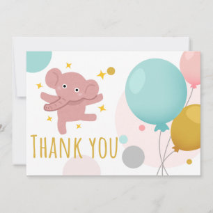 Carte De Remerciements Beau éléphant