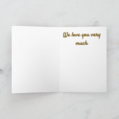 Carte De Remerciements Beau lac et quai au lever du soleil (Intérieur)