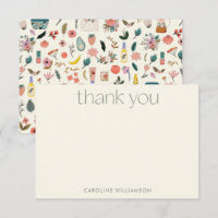 Beauté botanique Floral Nature Nom personnalisé