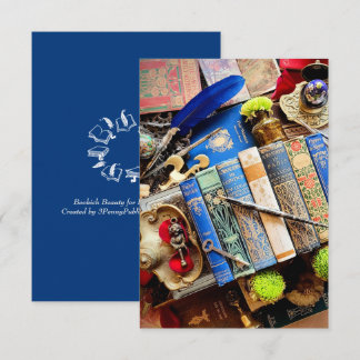 Carte De Remerciements Beauté des livres pour Bibliophiles