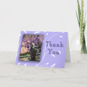 Carte De Remerciements Beautiful Mary Cassat Lilac Thank You Cards