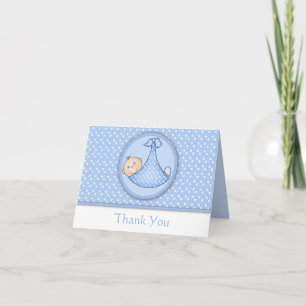 Carte de remerciements bébé