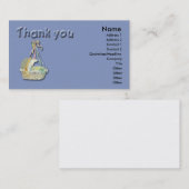 Carte de remerciements bébé (Devant / Derrière)