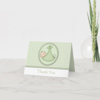 Carte de remerciements bébé