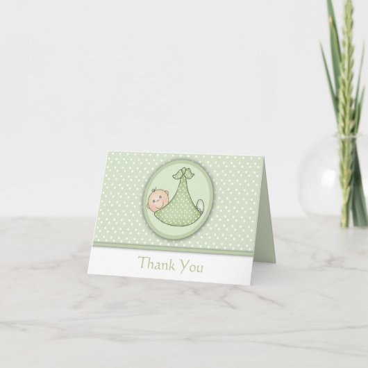 Carte de remerciements bébé (Devant)