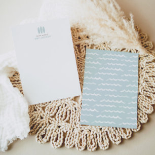 Carte De Remerciements Bébé à bord Baby shower Blue Surfboard