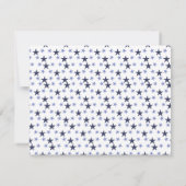 Carte De Remerciements Bébé bleu (Dos)
