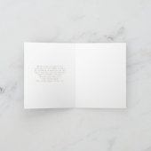 Carte De Remerciements Bébé Bleu Pampas Grass Baby shower de girafe (Intérieur)