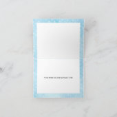 Carte de remerciements bébé éléphant (Intérieur)