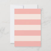 Carte De Remerciements Bébé en fleurs (Dos)