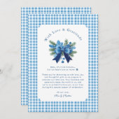 Carte De Remerciements Bébé il fait froid dehors Cadeaux de Baby Shower R (Devant / Derrière)