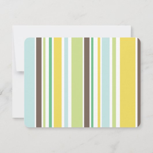 Carte De Remerciements Bébé mignon Garçon En Bleu Pram Baby shower Whimsi (Dos)