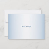 Carte De Remerciements Bébé mignon Ours Pilote Avion Bleu Beau (Dos)