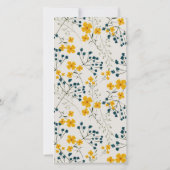 Carte De Remerciements Bébé mignon Zebra Foliage N'importe quel âge Anniv (Dos)