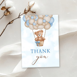 Carte De Remerciements Bébé Ours en Peluche