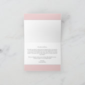 Carte de remerciements bébé Saint Jacques doux (Intérieur)