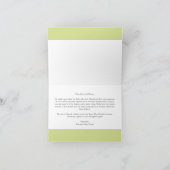 Carte de remerciements bébé Saint Jacques doux (Intérieur)