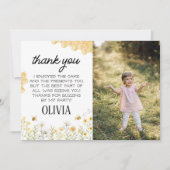 Carte De Remerciements Bee Birthday Photo (Devant)