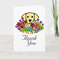 Belle Âme Jaune Labrador Illustration