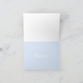 Carte De Remerciements Belle fleurs Oubliez-moi-pas (Intérieur)