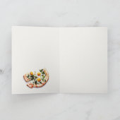 Carte De Remerciements Belle livraison spéciale Pizza Baby shower Party (Intérieur)