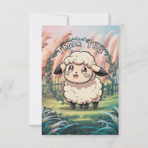 Carte De Remerciements Belle Mouton Cottage