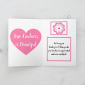 CARTE DE REMERCIEMENTS BELLES EXPRESSIONS (Intérieur)
