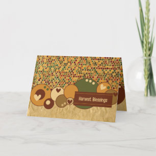 Carte De Remerciements Bénédiction de récolte