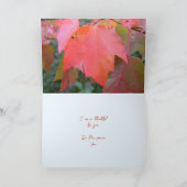 Carte de remerciements bénévole (Intérieur)