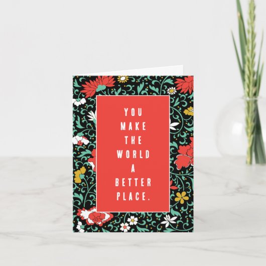 Carte De Remerciements Bénévole (Devant)